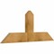 Ekena Millwork Portland Rough Sawn Timber Gable Bracket, Western Red Cedar, 48"W x 20"H x 2"D x 6"F, 10/12 Pitch GBW048X20X0206POR00RWR - alternate 4